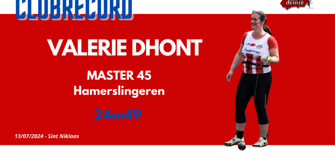 BK WERPVIJFKAMP 2024 – Valerie Dhont pakt zilver in meerkamp en clubrecord in het hamerslingeren.